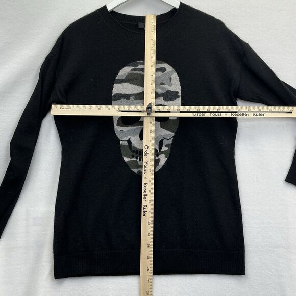 Aqua Cashmere Sweater Women's Size Small Black - Picture 7 of 11